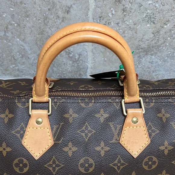 🌸LKNW Louis Vuitton Monogram Speedy 35 Boston Satchel Brown Bag Purse Excellent - Picture 4 of 15